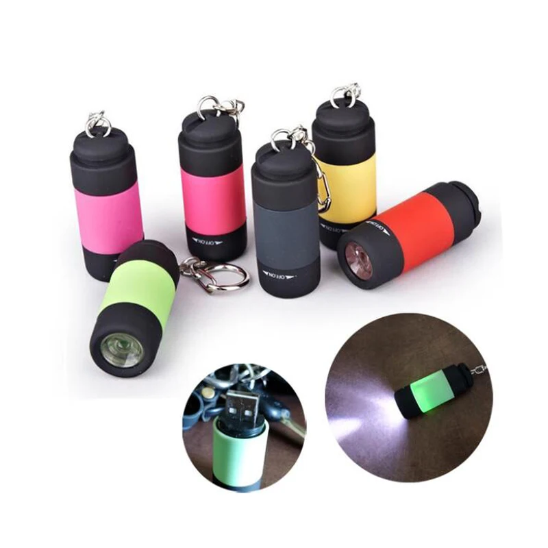SOLLED Portable Mini Keychain USB Rechargeable Pocket Torch Flashlight Light Lamp IP67 Waterproof Multicolor Flashlight
SOLLED Portable Mini Keychain USB Rechargeable Pocket Torch Flashlight Light Lamp IP67 Waterproof Multicolor Flashlight