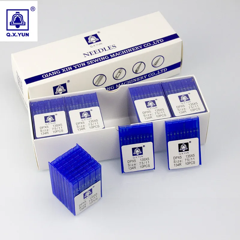 100pcs DPX5 DP5 135X5 75/11# QXYUN sewing needles accessory for industrial sewing machine
100pcs DPX5 DP5 135X5 75/11# QXYUN sewing needles accessory for industrial sewing machine