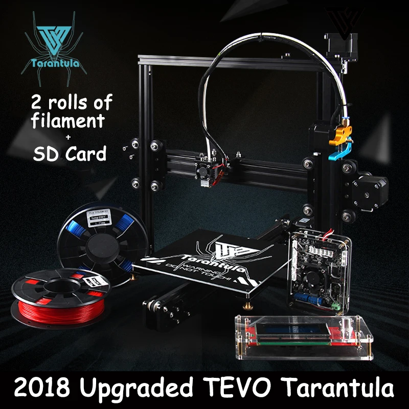 

TEVO Tarantula I3 2018 Aluminium Extrusion 3D Printer kit printer 3d printing 2 Rolls Filament 512MB SD card LCD As Gift