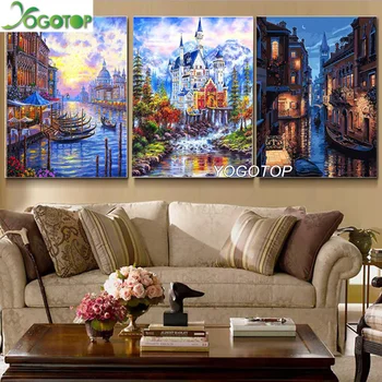 YOGOTOP DIY Diamond Painting Cross Stitch Kits Full Diamond Embroidery 5D Diamond Mosaic Decor Castle boat landscape 5pcs ML233
YOGOTOP DIY Diamond Painting Cross Stitch Kits Full Diamond Embroidery 5D Diamond Mosaic Decor Castle boat landscape 5pcs ML233