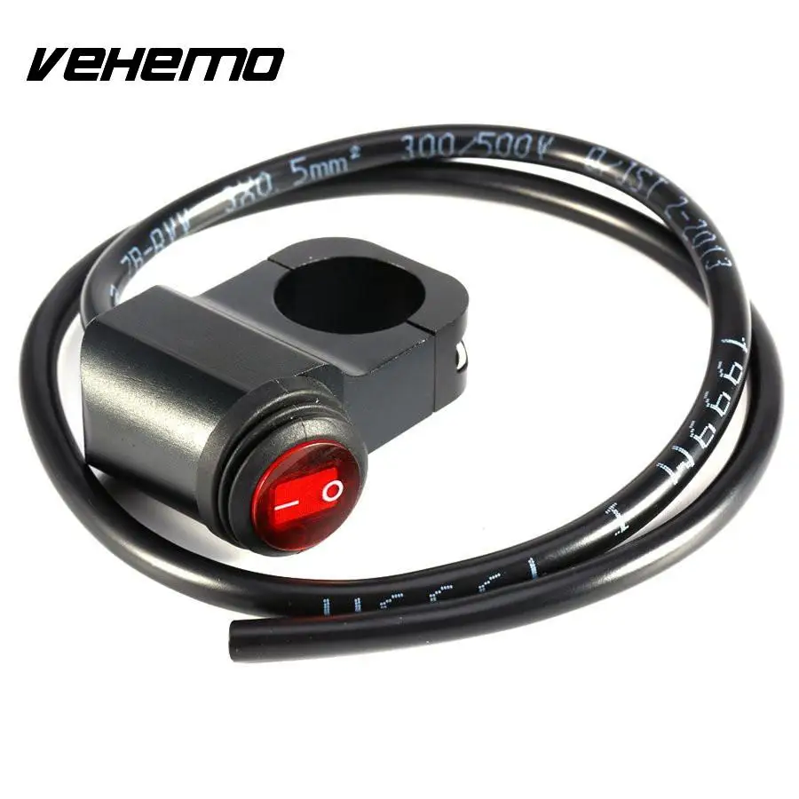 Vehemo Motorcycle Handlebar Switch Headlight Switch Spot Light Lights Switch for Waterproof Fog Light Replacement Parts
Vehemo Motorcycle Handlebar Switch Headlight Switch Spot Light Lights Switch for Waterproof Fog Light Replacement Parts
