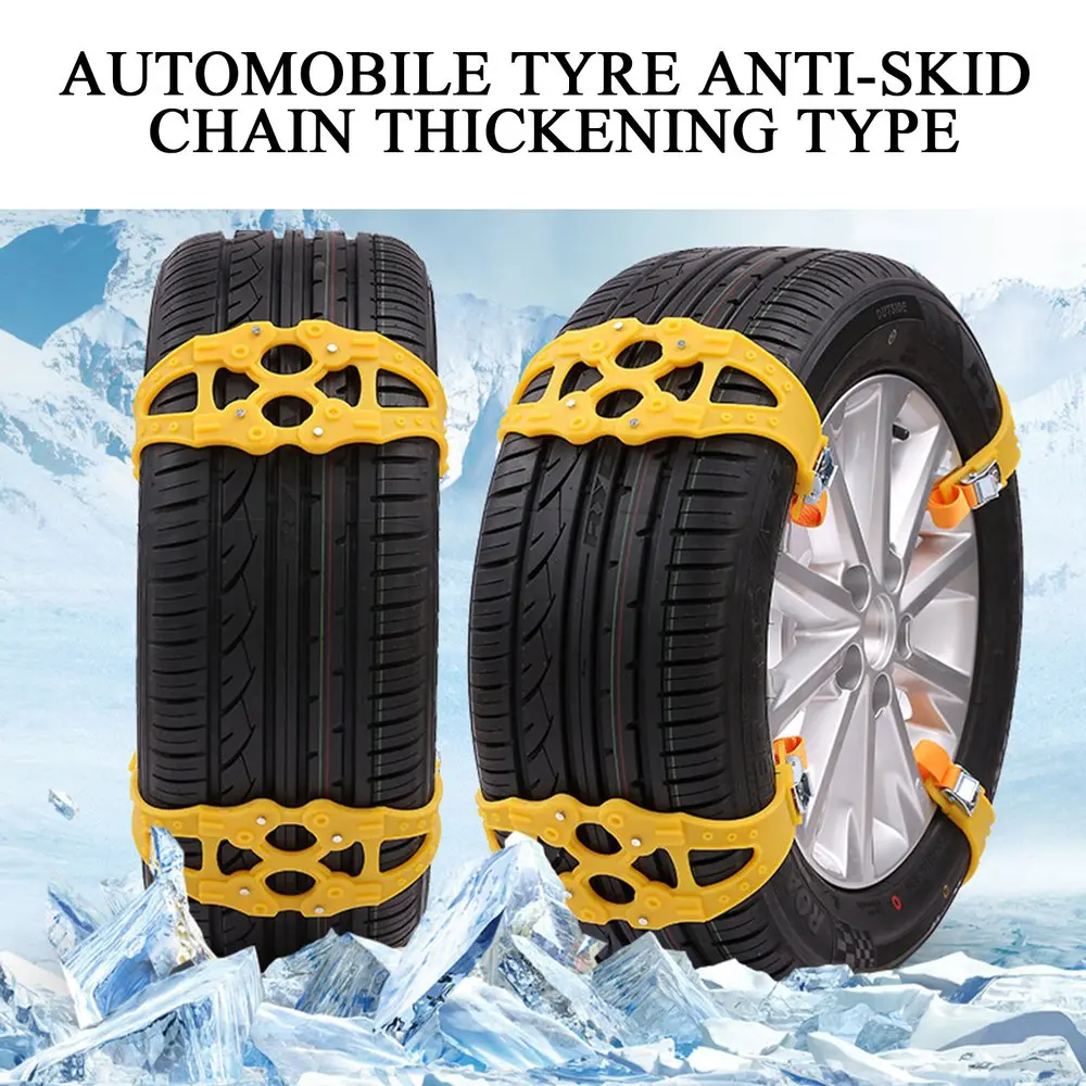 Car Security Chains Anti Snow Chains of Car Truck Chain Tire Emergency Thickening Anti-Skid Chain with Gloves and Snow Shovel
Car Security Chains Anti Snow Chains of Car Truck Chain Tire Emergency Thickening Anti-Skid Chain with Gloves and Snow Shovel