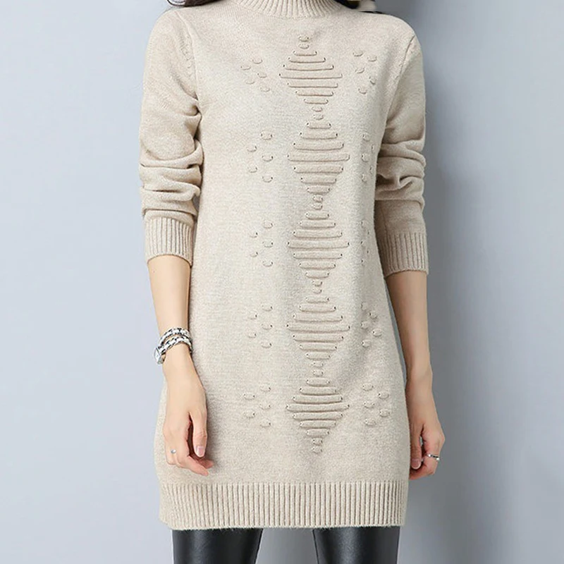 2019 Women Autumn Winter Sweater Long Sleeve Female casual Long Sweaters Solid Color Womens Jumper Pullover
2019 Women Autumn Winter Sweater Long Sleeve Female casual Long Sweaters Solid Color Womens Jumper Pullover
