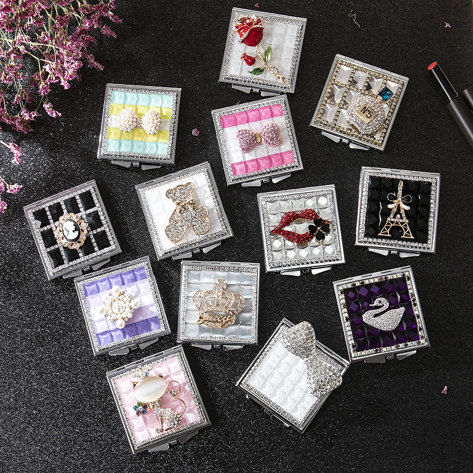 Mini Pocket Cosmetic makeup mirror,2-face Foldable compact mirror makeup,Flower Heart Bowknot lip,Wholesale Party Favors Gifts
Mini Pocket Cosmetic makeup mirror,2-face Foldable compact mirror makeup,Flower Heart Bowknot lip,Wholesale Party Favors Gifts