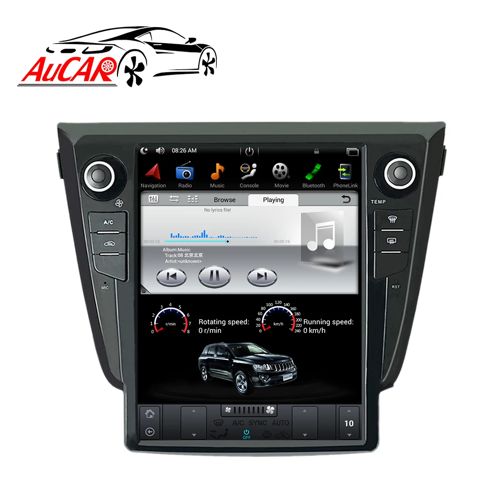 Автомобильное радио в стиле Tesla Android 9 GPS навигация для NISSAN X TRAIL 2014 2015 2016 2017 2018