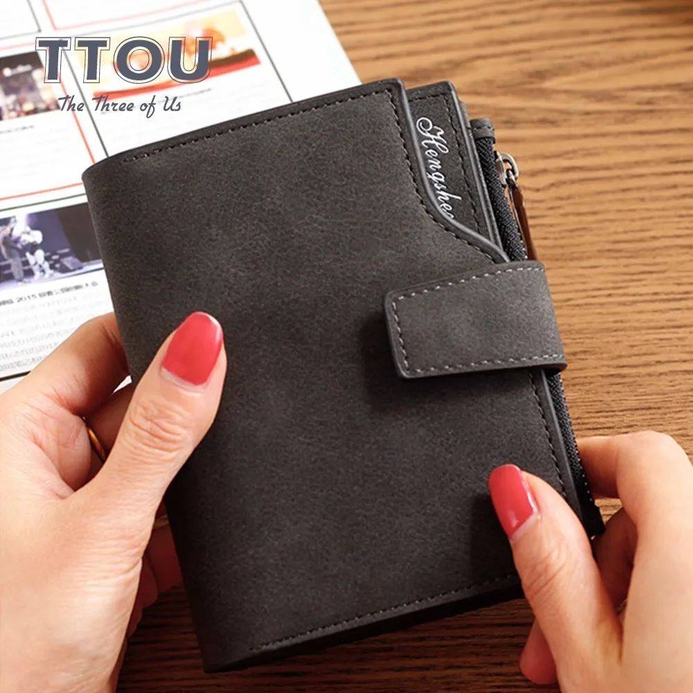 TTOU Fashion Leather Women Wallet Hasp Small and Slim Coin Pocket Purse Female Cards Holders Luxury Brand Wallets Designer
TTOU Fashion Leather Women Wallet Hasp Small and Slim Coin Pocket Purse Female Cards Holders Luxury Brand Wallets Designer