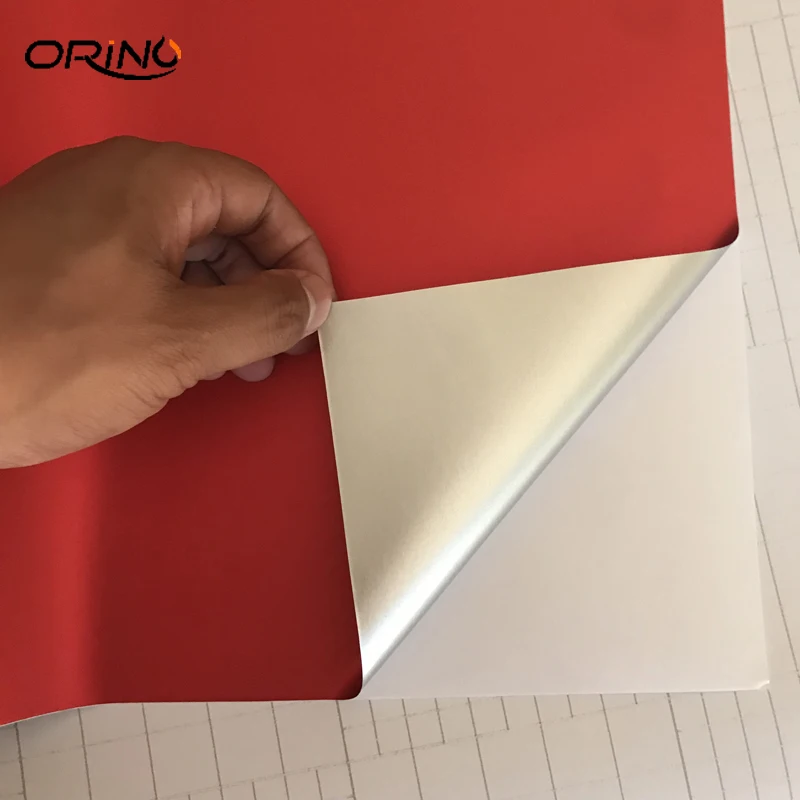 Red Metallic Chrome Vinyl Wrap Film-4