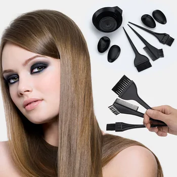 New Sale 5pcs/set Black Hairdressing Tools Brushed Bowl Combo Salon Hair Color Dye Set With Earmuffs Haircolor Mixing Bowls
New Sale 5pcs/set Black Hairdressing Tools Brushed Bowl Combo Salon Hair Color Dye Set With Earmuffs Haircolor Mixing Bowls