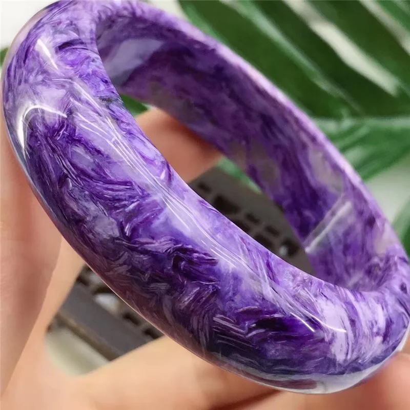 59.7mm Genuine Natural Purple Charoite Bangles Gemstone Crystal 17.6x9mm Size For Women Female Gift Fashion Bangle Certificate
59.7mm Genuine Natural Purple Charoite Bangles Gemstone Crystal 17.6x9mm Size For Women Female Gift Fashion Bangle Certificate