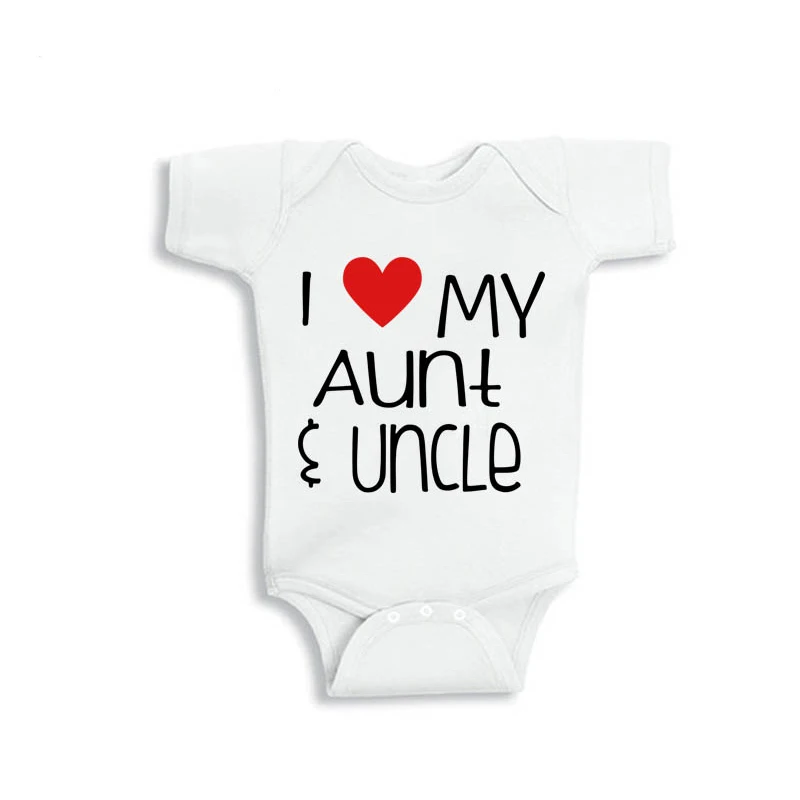 YSCULBUTOL 2018 new summer i love my aunt uncle white short sleeve unisex baby bodysuit
YSCULBUTOL 2018 new summer i love my aunt uncle white short sleeve unisex baby bodysuit