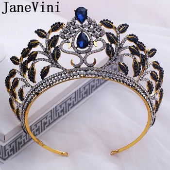 JaneVini Baroque Wedding Crown for Brides Women Vintage Tiaras Headbands Gold Black Crystal Rhinestone Bridal Hair Jewellery
JaneVini Baroque Wedding Crown for Brides Women Vintage Tiaras Headbands Gold Black Crystal Rhinestone Bridal Hair Jewellery