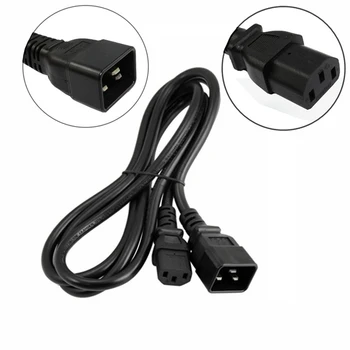 IEC320 C20 Power Adapter Cord C20 3Pin Male Plug to IEC320 C13 Female Socket Power Cable 1.8M PDU Distribution Power Cord
IEC320 C20 Power Adapter Cord C20 3Pin Male Plug to IEC320 C13 Female Socket Power Cable 1.8M PDU Distribution Power Cord