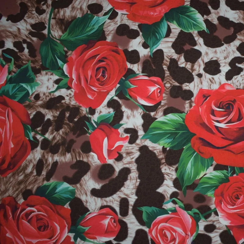 2019 Leopard rose digital printing jacquard fabric for dress coat telas tecido tissus au metre tissu shabby chic tecidos tela
2019 Leopard rose digital printing jacquard fabric for dress coat telas tecido tissus au metre tissu shabby chic tecidos tela