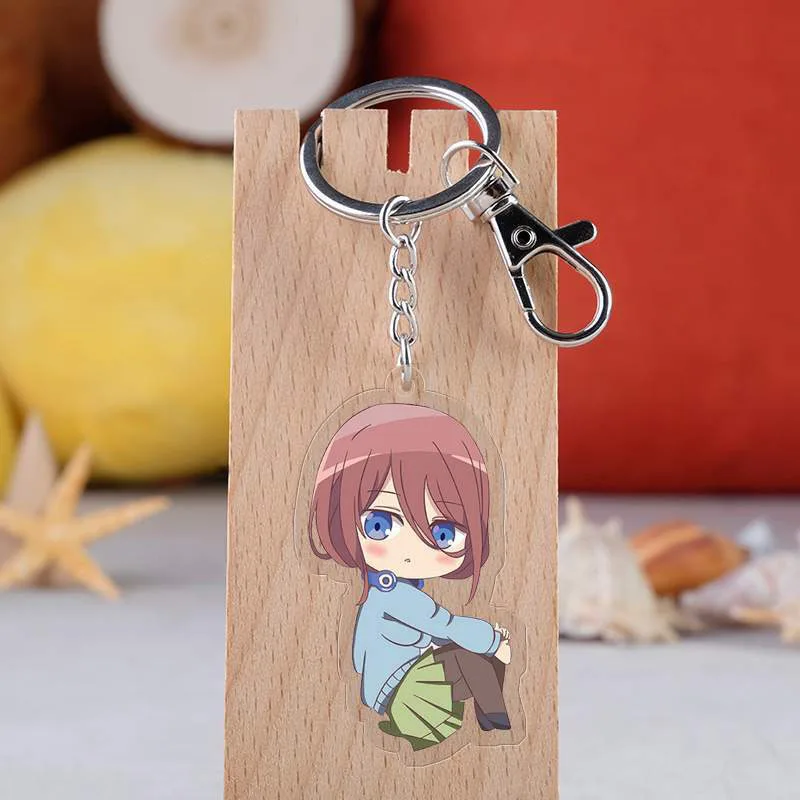Anime The Quintessential Quintuplets Keychain Cartoon Figure Go-Toubun No Hanayome Acrylic Key Ring
Anime The Quintessential Quintuplets Keychain Cartoon Figure Go-Toubun No Hanayome Acrylic Key Ring