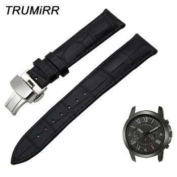 Leather Watch Band Croco Grain for Fossil Q Tailor Gazer Founder Wander Crewmaster Grant Mashal Nate Butterfly Clasp Wrist Strap
Leather Watch Band Croco Grain for Fossil Q Tailor Gazer Founder Wander Crewmaster Grant Mashal Nate Butterfly Clasp Wrist Strap