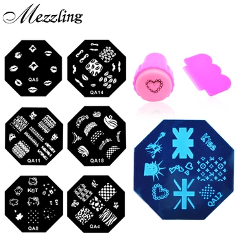 New QA 10pcs Nail Art Stamping Stamper Plates Set Nail Stamp Template Nail Design Polish Print Mould Nail Stencil Tools
New QA 10pcs Nail Art Stamping Stamper Plates Set Nail Stamp Template Nail Design Polish Print Mould Nail Stencil Tools