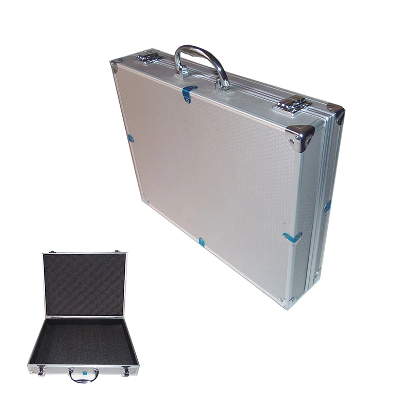 370x285x80mm Toolbox Aluminum Tool Box Portable Instrument Storage Case with Sponge Lining Handheld Impact Resistant Suitcase
370x285x80mm Toolbox Aluminum Tool Box Portable Instrument Storage Case with Sponge Lining Handheld Impact Resistant Suitcase