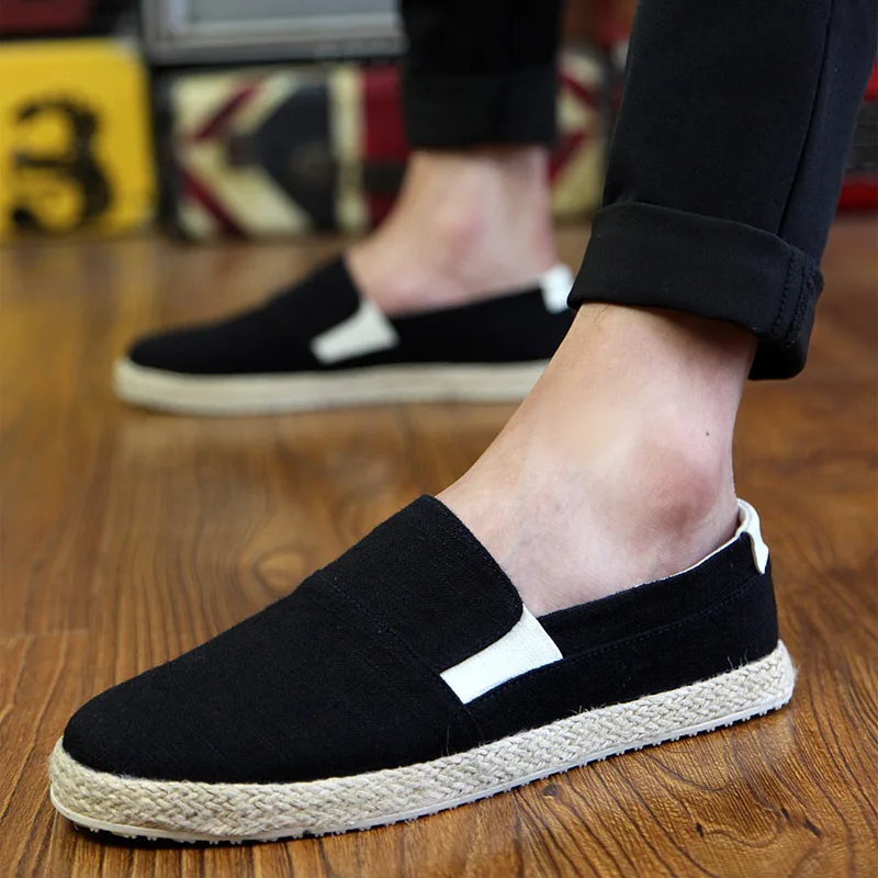 Fashion Concise Casual Loafers Shoes for Men Solid Spring Autumm Flat Slip On Leisure Comfy Driving | Обувь