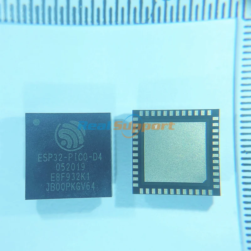 ESP32-PICO-D4 ESP32 SIP Module SiP module with 4MB flash dual-core MCU Wi-Fi Bluetooth combo LGA 48 pin 7*7 mm
ESP32-PICO-D4 ESP32 SIP Module SiP module with 4MB flash dual-core MCU Wi-Fi Bluetooth combo LGA 48 pin 7*7 mm