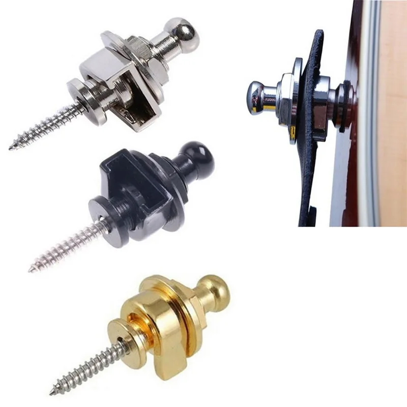 Fashion Metal Silver Guitar Strap Buckle Thread Nonslip Metal Electric Guitar Strap Button Lock Button Set Guitar Accessories
Fashion Metal Silver Guitar Strap Buckle Thread Nonslip Metal Electric Guitar Strap Button Lock Button Set Guitar Accessories