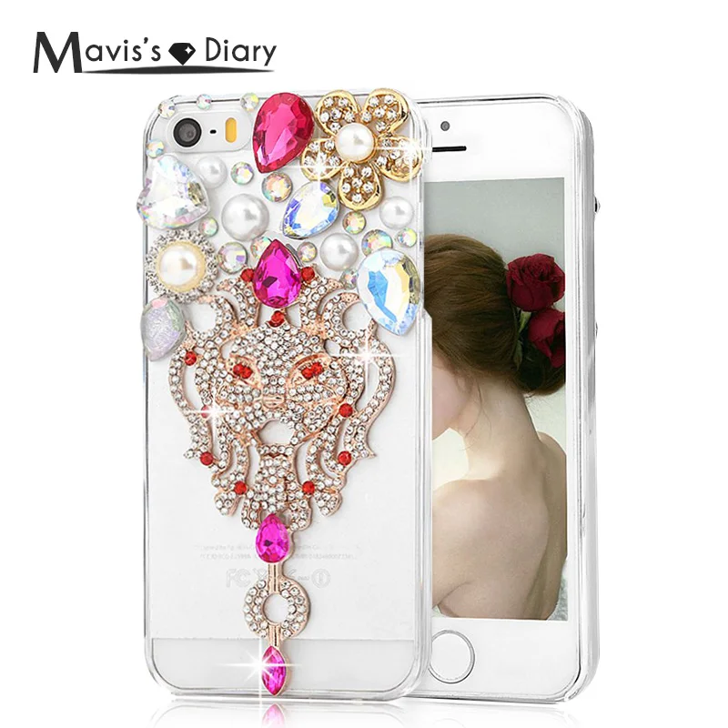 For iPhone 5 Rhinestone Case Handmade Luxury 3D Glitter Crystal Diamond Hard Plastic Phone Cover Case for iPhone 5 5S SE Coque
For iPhone 5 Rhinestone Case Handmade Luxury 3D Glitter Crystal Diamond Hard Plastic Phone Cover Case for iPhone 5 5S SE Coque