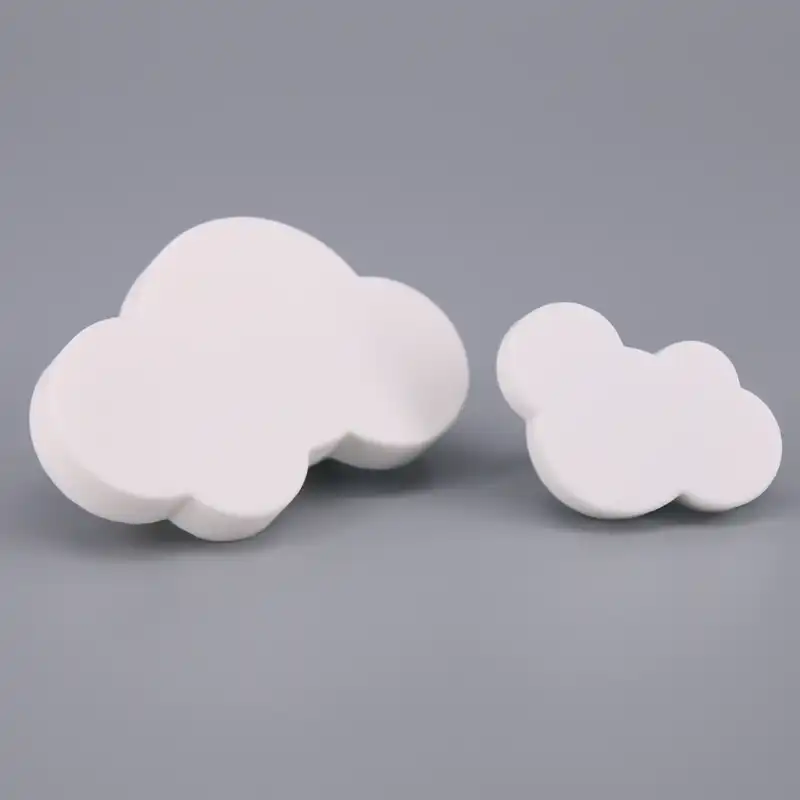 6pcs Children Cabinet Wardrobe Cupboard Knob Cute White Cloud