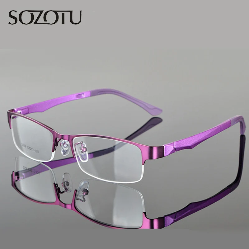 SOZOTU Optical Eyeglasses Frame Women Men Computer Glasses Spectacle Half Frame For Women's Transparent Female Male YQ108
SOZOTU Optical Eyeglasses Frame Women Men Computer Glasses Spectacle Half Frame For Women's Transparent Female Male YQ108