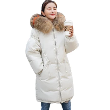 New 2018 Outerwear Hooded Large Fur Collar Loose Winter Parkas Thickening Warm Winter Coat Women Plus Size Cotton Jackets CM430
New 2018 Outerwear Hooded Large Fur Collar Loose Winter Parkas Thickening Warm Winter Coat Women Plus Size Cotton Jackets CM430
