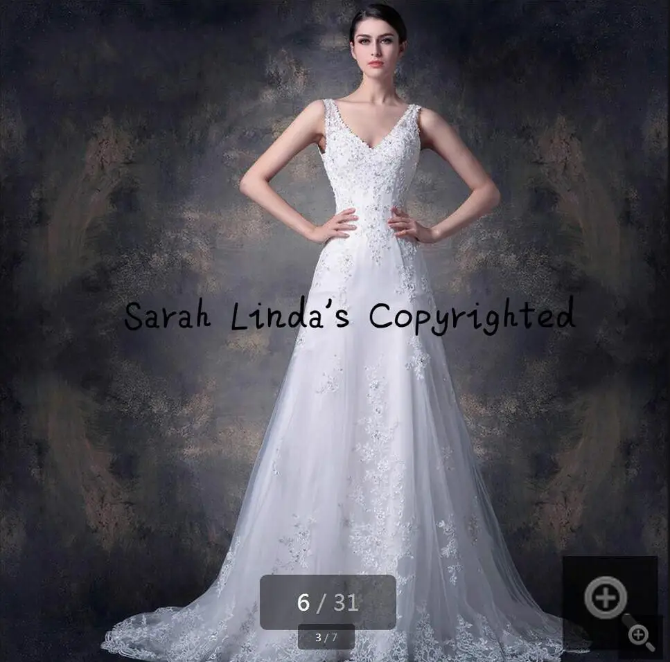 Real picture a line v neck lace appliques wedding dress beading backless sexy wedding dresses modern bride wedding gowns
Real picture a line v neck lace appliques wedding dress beading backless sexy wedding dresses modern bride wedding gowns