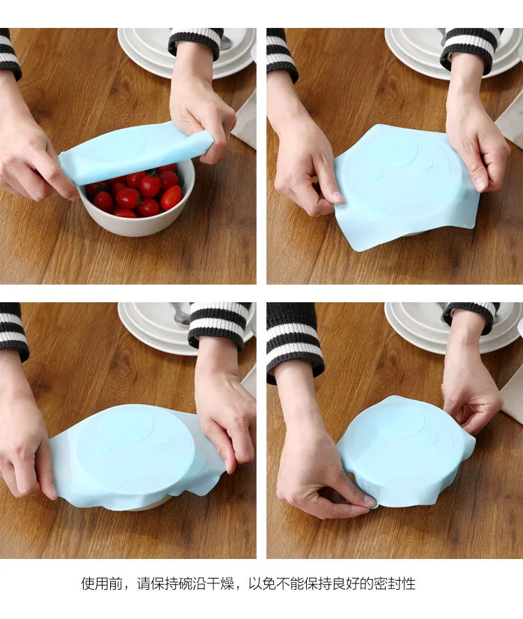 3pcs Smartlife Silicone Saran Wrap Reusable Food Cover Vacuum Seal Fresh Food 3pcs/ Set Bowel Cover
3pcs Smartlife Silicone Saran Wrap Reusable Food Cover Vacuum Seal Fresh Food 3pcs/ Set Bowel Cover