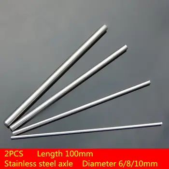 2PCS PC028 Diameter 6/8/10mm Stainless steel axle length 100mm Steel shaft Toy axles Model accessories Anti-pressure antirust
2PCS PC028 Diameter 6/8/10mm Stainless steel axle length 100mm Steel shaft Toy axles Model accessories Anti-pressure antirust