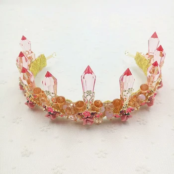 HIMSTORY Handmade Flower Purple /White /Pink Crystal Tiaras for Bride Elegance Ceramic Rhinestone Wedding Crown Hair Accessories
HIMSTORY Handmade Flower Purple /White /Pink Crystal Tiaras for Bride Elegance Ceramic Rhinestone Wedding Crown Hair Accessories