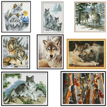 Cross Stitch Kits Embroidery Needlework Sets Animal Joy Sunday Plastic Canvas Cross Stitch Package Cross-Stitch Wolf Embroidery
Cross Stitch Kits Embroidery Needlework Sets Animal Joy Sunday Plastic Canvas Cross Stitch Package Cross-Stitch Wolf Embroidery