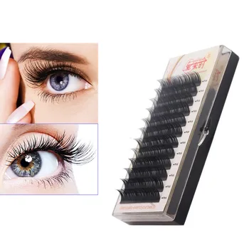 NEWCOME 100% Handmade False Eyelash Extensions Silk Mink Eyelashes All Size B C D Curl Individual Eyelash Extension Cilia
NEWCOME 100% Handmade False Eyelash Extensions Silk Mink Eyelashes All Size B C D Curl Individual Eyelash Extension Cilia