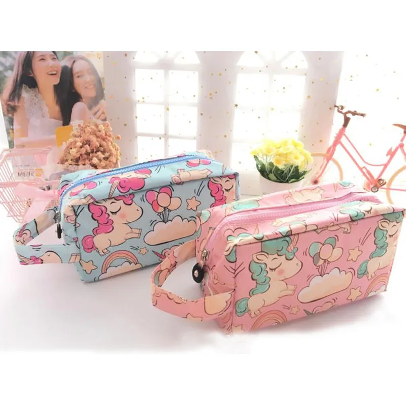 1 Pcs Kawaii High-capacity Stationery Unicorn Makeup Bag Waterproof Travel Makeup Cosmetic Toiletry Document Bag
1 Pcs Kawaii High-capacity Stationery Unicorn Makeup Bag Waterproof Travel Makeup Cosmetic Toiletry Document Bag