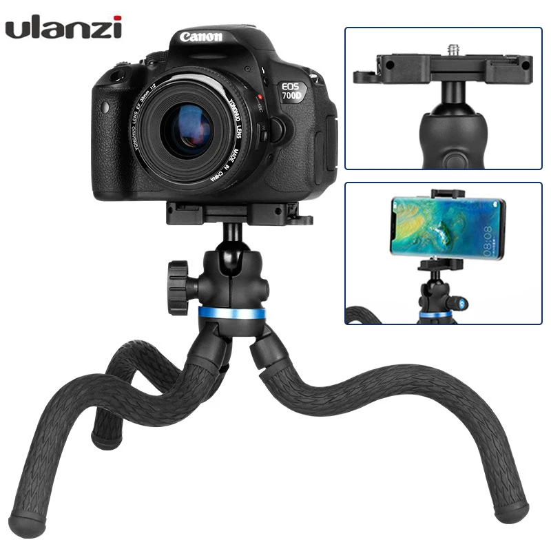 TT20S Flexible Camera DSLR Tripod with Phone Mount Holder for Canon Sony Nikon Vertical Shooting Phone Octopus Tripod 2 in 1
TT20S Flexible Camera DSLR Tripod with Phone Mount Holder for Canon Sony Nikon Vertical Shooting Phone Octopus Tripod 2 in 1