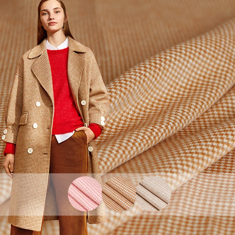 Red Raspberry Pearlsilk 890g/m weight thicken double-side wool houndstooth Winter overcoat DIY clothes fabrics Free shipping
Red Raspberry Pearlsilk 890g/m weight thicken double-side wool houndstooth Winter overcoat DIY clothes fabrics Free shipping