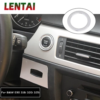 LENTAI Auto Car Styling Aluminum Alloy Keyhole Start Switch Botton Ring Frame Sticker For BMW E90 E91 E92 3 series Accessories
LENTAI Auto Car Styling Aluminum Alloy Keyhole Start Switch Botton Ring Frame Sticker For BMW E90 E91 E92 3 series Accessories