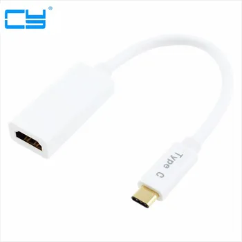 

Venda quente tipo c uhd 4 k usb 3.1 macho para hdmi femea cabo adaptador para For macbook laptop frete gratis