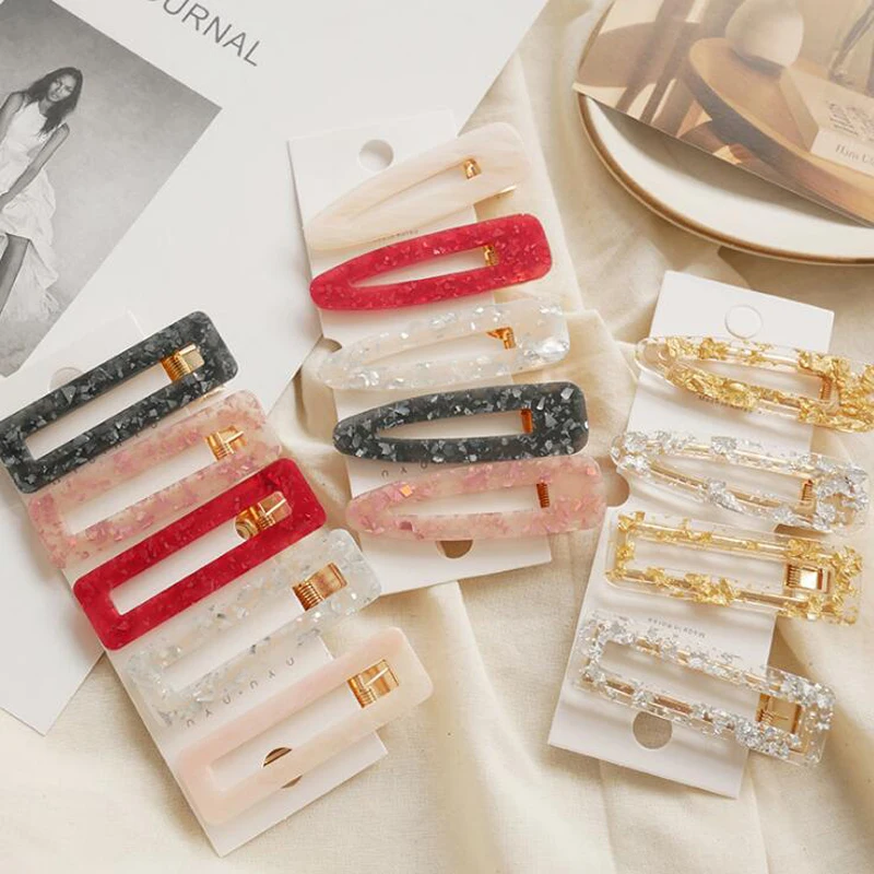 NEW Girls Hollow Geometric Waterdrop Acrylic Hair Barrettes Shiny Tin Foil Sequins LadyHairpins Fashion Women Hair Accessories
NEW Girls Hollow Geometric Waterdrop Acrylic Hair Barrettes Shiny Tin Foil Sequins LadyHairpins Fashion Women Hair Accessories