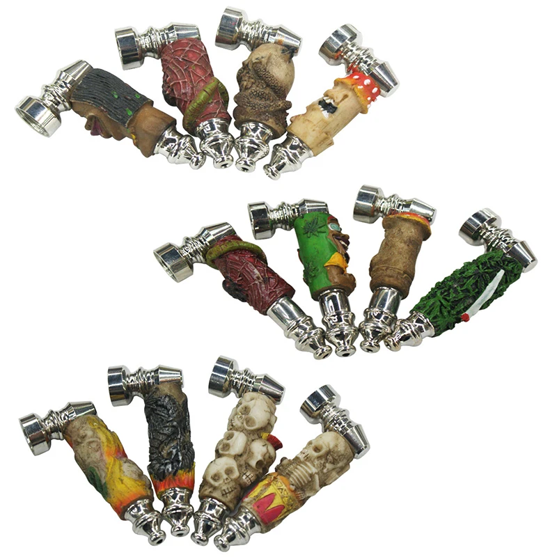 1 Pcs Resin Skull Smok Metal Pipes Portable Tobacco Pipe Smoking Pipe Narguile Grinder Smoke Mouthpiece Cigarette Holder
1 Pcs Resin Skull Smok Metal Pipes Portable Tobacco Pipe Smoking Pipe Narguile Grinder Smoke Mouthpiece Cigarette Holder
