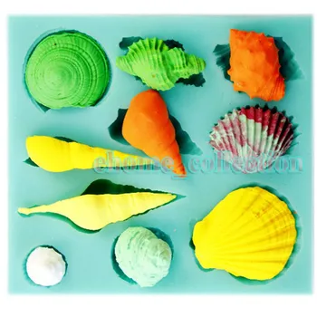 Kitchen 1pcs 3D Sea Shells Beach Theme Fondant Mold Chocolate Sugar craft Cake Decor Silicone Mold DIY Baking Tool
Kitchen 1pcs 3D Sea Shells Beach Theme Fondant Mold Chocolate Sugar craft Cake Decor Silicone Mold DIY Baking Tool
