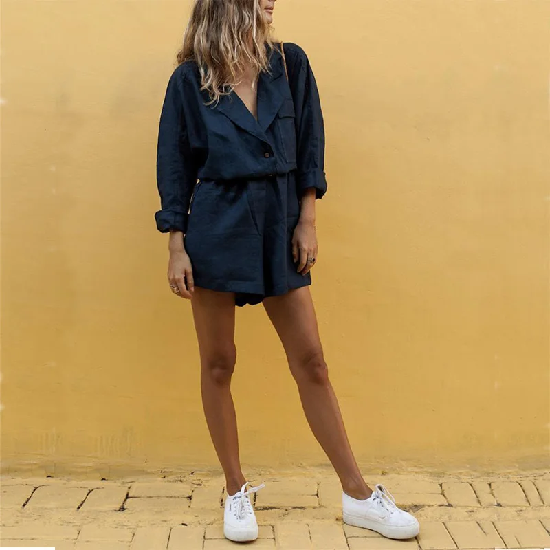 Summer Casual Women two piece set Long Sleeve Turn-down Collar Button Coat Hight Waist Shorts Loose women two piece outfits
Summer Casual Women two piece set Long Sleeve Turn-down Collar Button Coat Hight Waist Shorts Loose women two piece outfits