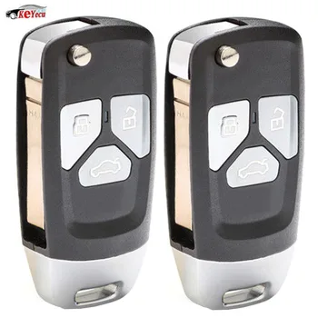 KEYECU 2 Pcs/lot New Replacement Upgraded Flip Remote Car Key Fob 433MHz ID48 Chip for Audi A3 A4 1999-2002 4D0 837 231 N
KEYECU 2 Pcs/lot New Replacement Upgraded Flip Remote Car Key Fob 433MHz ID48 Chip for Audi A3 A4 1999-2002 4D0 837 231 N