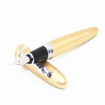 JINHAO 159 champagne gold Business office Medium Nib Fountain Pen New 
JINHAO 159 champagne gold Business office Medium Nib Fountain Pen New