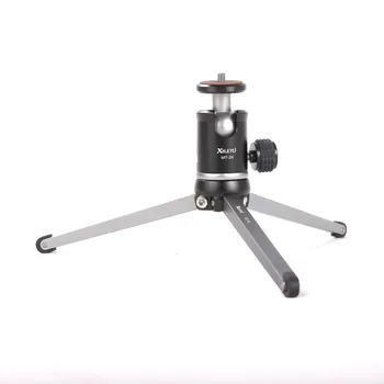 

XILETU MT26+XT15 Mini Multifunctional Tabletop Tripod Aluminum Alloy Portable Bracket Ballhead for Cellphone Gopro DSLR Camera