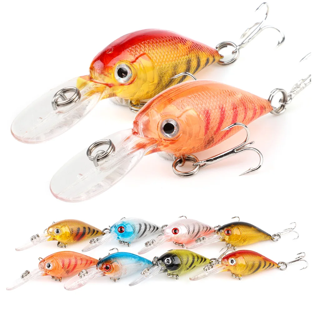 DONQL 2pcslot Minnow Fishing Lures Wobblers Crankbaits 6cm 4.7g Artificial Hard Swim Bait Wobblers For Trolling Fishing Tackle (3)