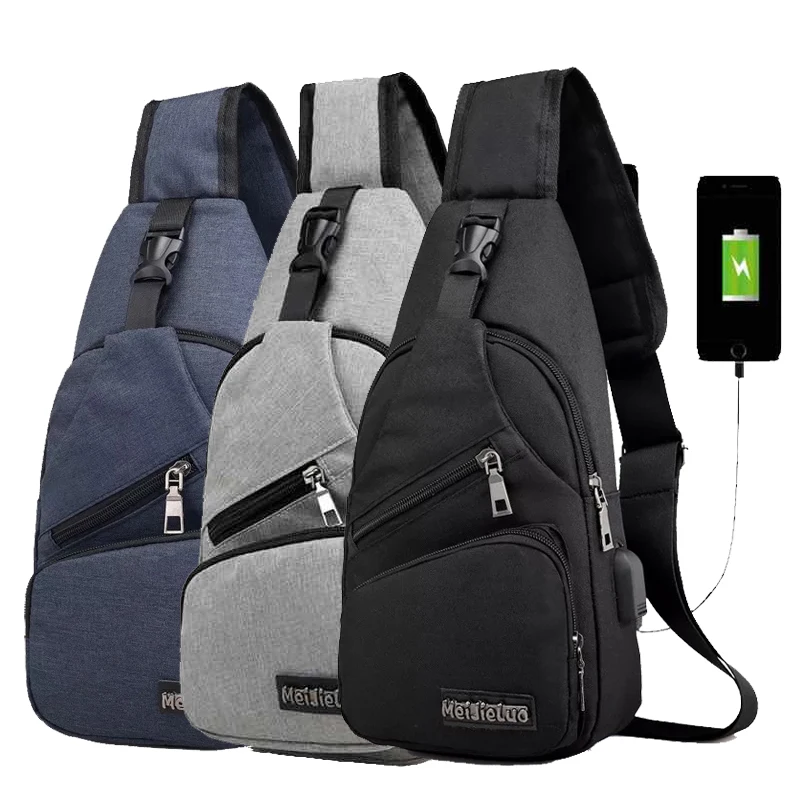 3PC/Lot Men's Crossbody Chest Bags Men USB Charging Headphone Plug Designer Messenger Oxford New Shoulder Bag Diagonal Package
3PC/Lot Men's Crossbody Chest Bags Men USB Charging Headphone Plug Designer Messenger Oxford New Shoulder Bag Diagonal Package