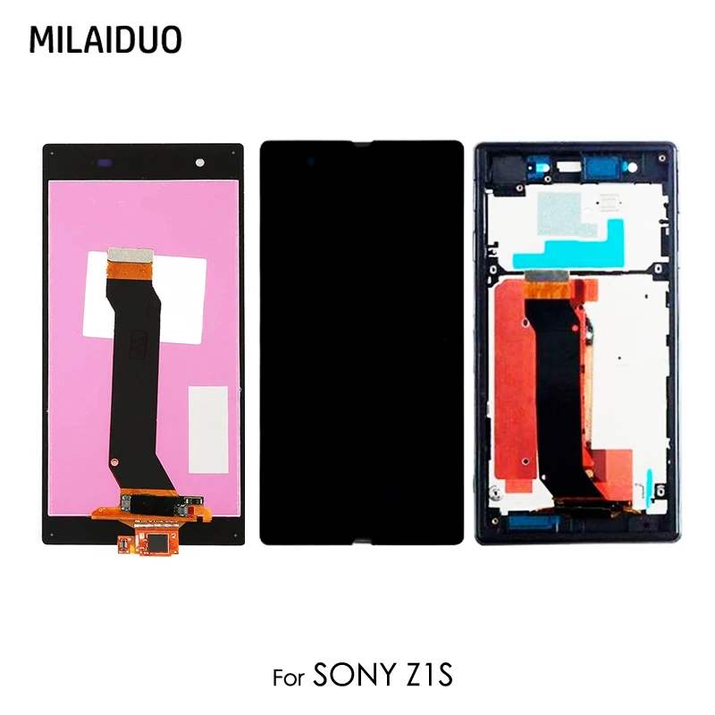 LCD Display For Sony Xperia Z1S L39T C6916 Test Touch Screen Digitizer Full Assembly Replacement Part Purple with Frame
LCD Display For Sony Xperia Z1S L39T C6916 Test Touch Screen Digitizer Full Assembly Replacement Part Purple with Frame