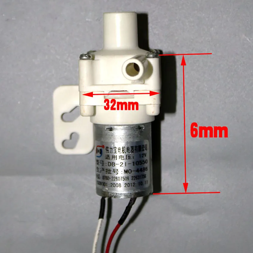 DC 12V Circulating Water Pump with Plug High Power, Ultra Quiet Micro Water Pump for Electric Kettle Drinking Fountain DIY Pump
DC 12V Circulating Water Pump with Plug High Power, Ultra Quiet Micro Water Pump for Electric Kettle Drinking Fountain DIY Pump